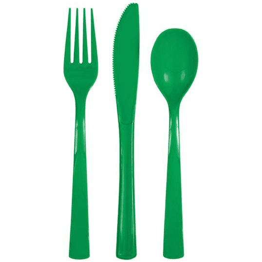 Aterimet vihreä, Emerald Green 6 henkilölle (18 kpl)