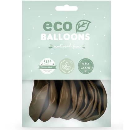 ECO®-ilmapallot biohajoava ruskea (10 kpl)