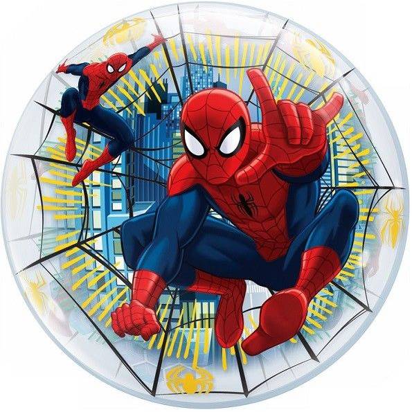 Spiderman bubblepallo (56 cm)