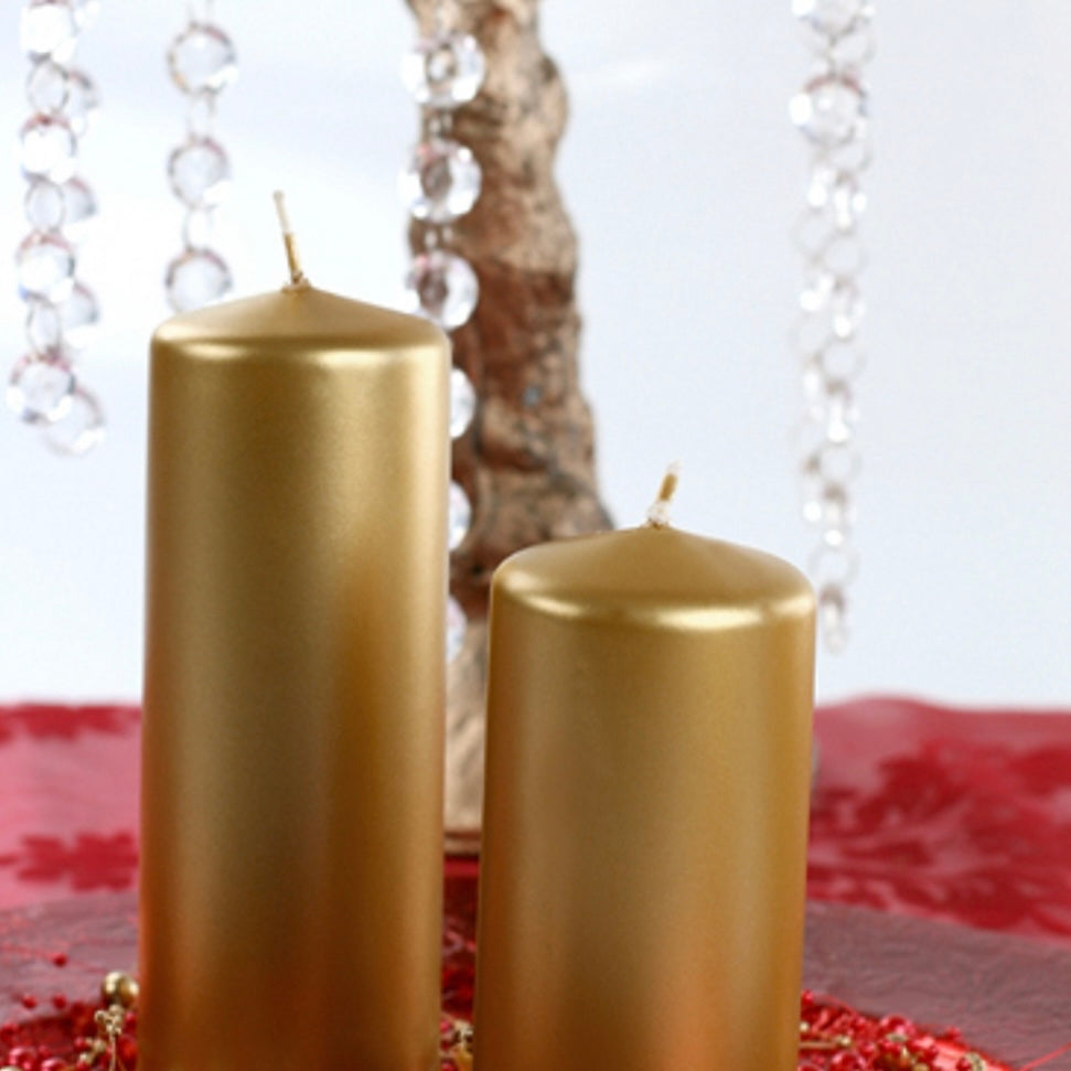 Kynttilä kulta (pöytäkynttilä 12 cm)
