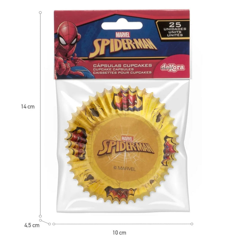 Spiderman muffinssivuoat 