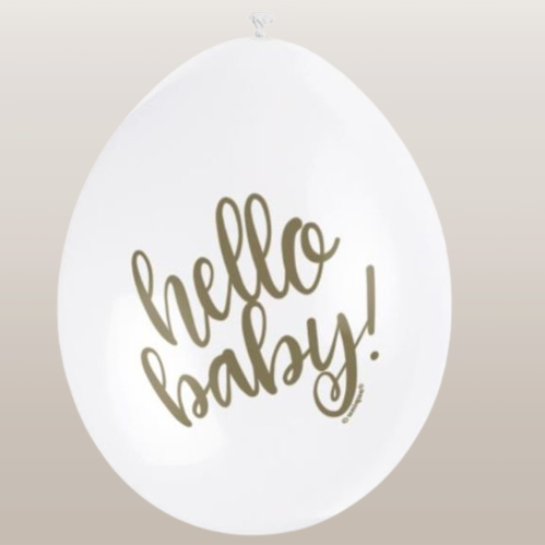 Hello Baby ilmapallot (6 kpl)