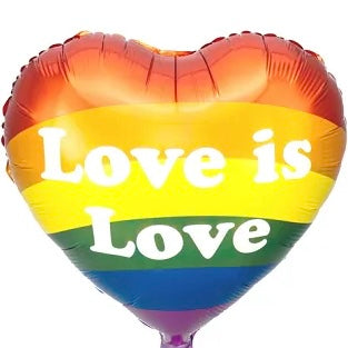 Sateenkaari folioilmapallo Love is love (45 cm)