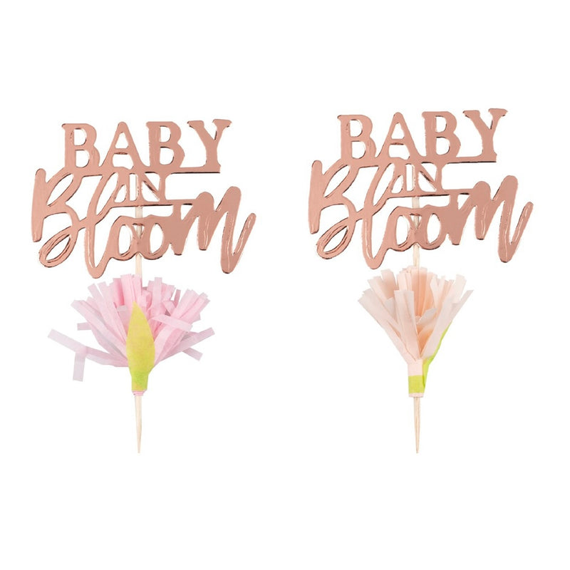 Baby in Bloom koristetikut baby shower