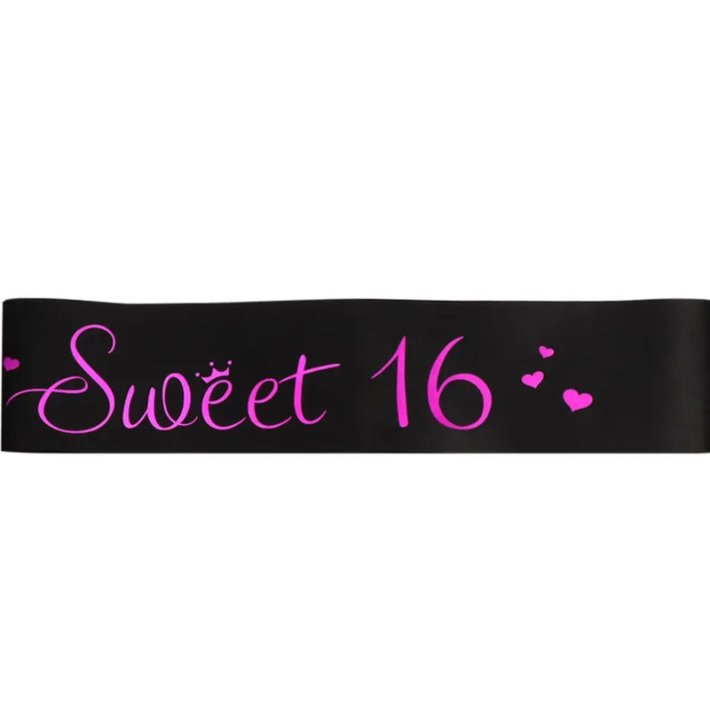 olkanauha sweet 16 - satiininauhat