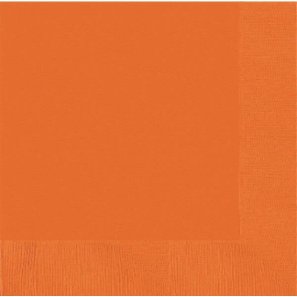 Oranssin väriset lautasliinat (20 kpl).