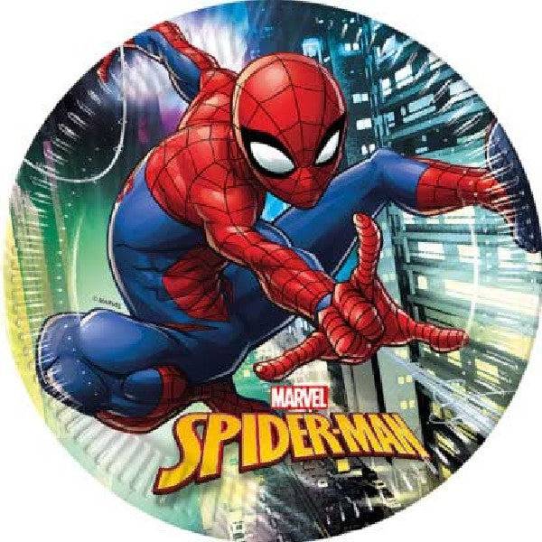 Spiderman "Team Up" ruokalautaset 23 cm (8 kpl).