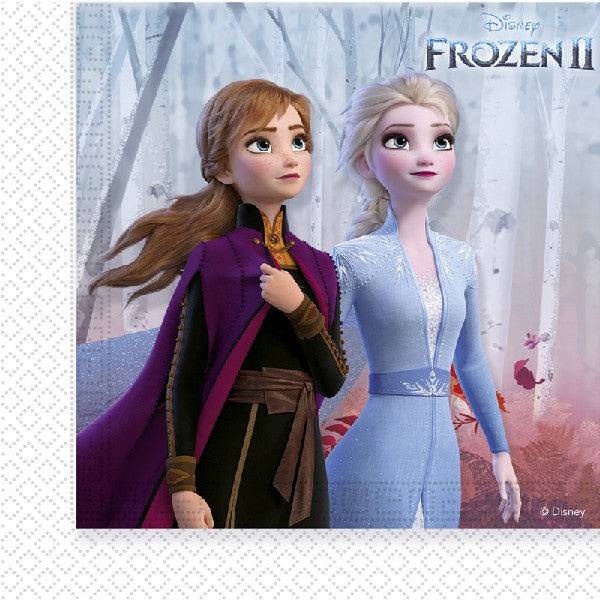 Disney Frozen II "Anna ja Elsa" -lautasliinapaketti (20 kpl).