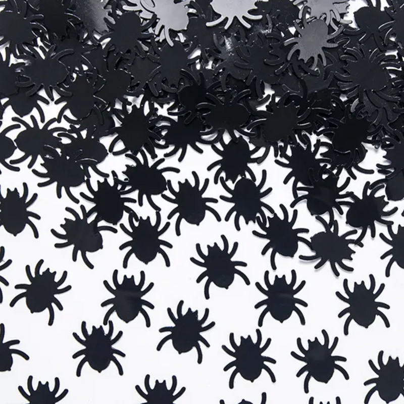 Confetti hämähäkit (15g) Halloween koristeet
