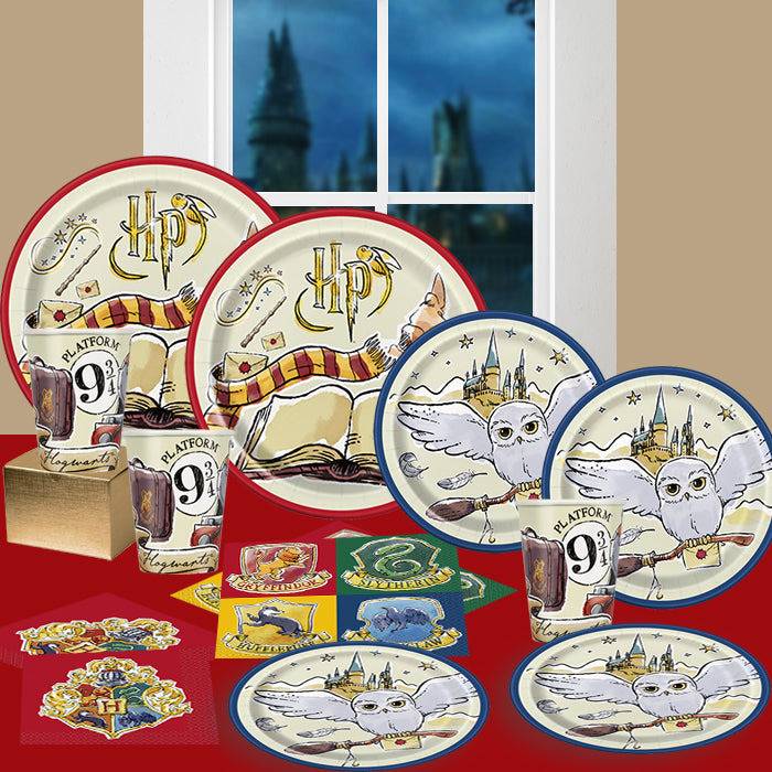 Harry Potter lautaset - Harry Potter Synttärit kattaus