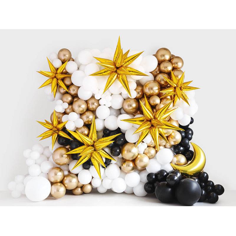3D-tähtifoliopallo kulta, joulu (70 cm)