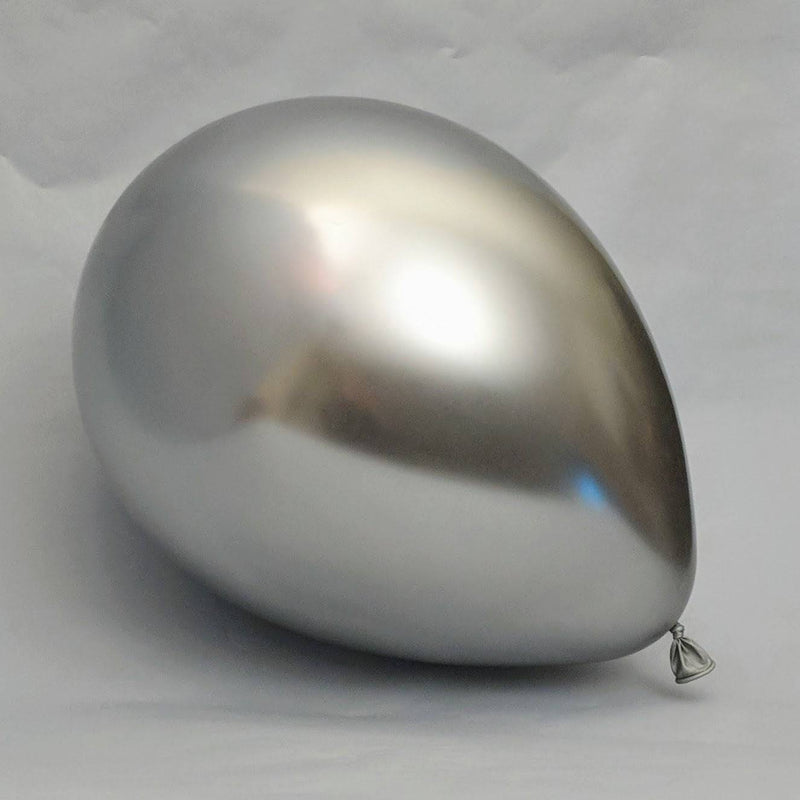 Yksittäiset ilmapallot - Krominen hopea 30 cm (Chrome Silver)