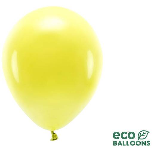 ECO®-ilmapallot biohajoava, keltainen pastelli (10 kpl)