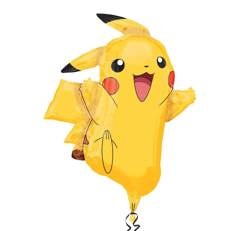 Pokemon Pikachu muotofoliopallo (78 cm) - Teemajuhlat.fi