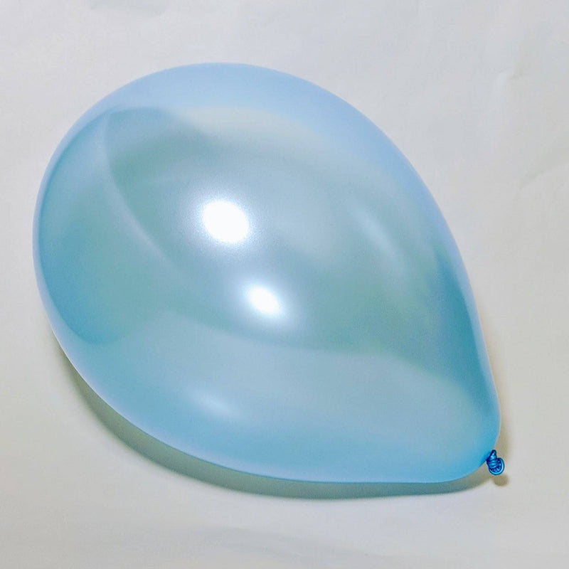 Yksittäiset ilmapallot - Krominen vaaleansininen 30 cm (Pearl Azure)