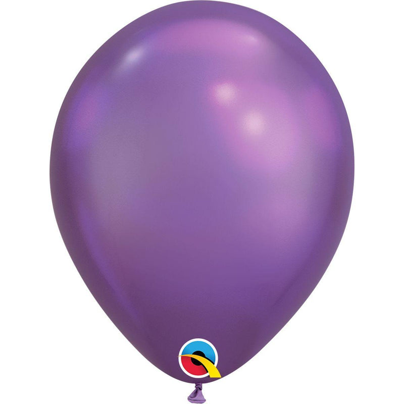 Yksittäiset ilmapallot - Krominen liila 28 cm (Chrome Purple)