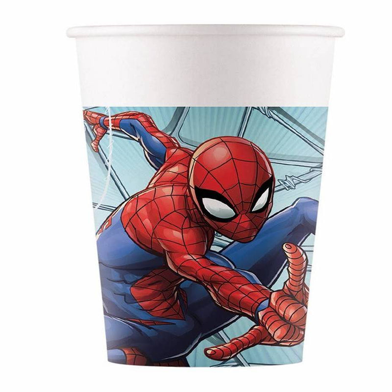 Spiderman mukit pahvia (8 kpl)