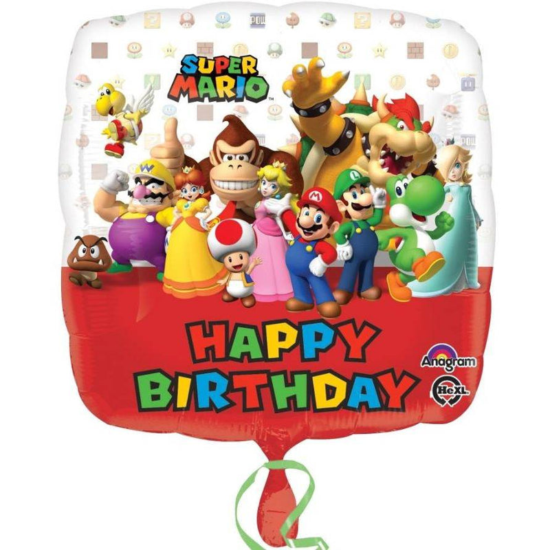 Super Mario folioilmapallo Happy Birthday