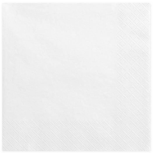 Servetit valkoinen pienet (20 kpl)