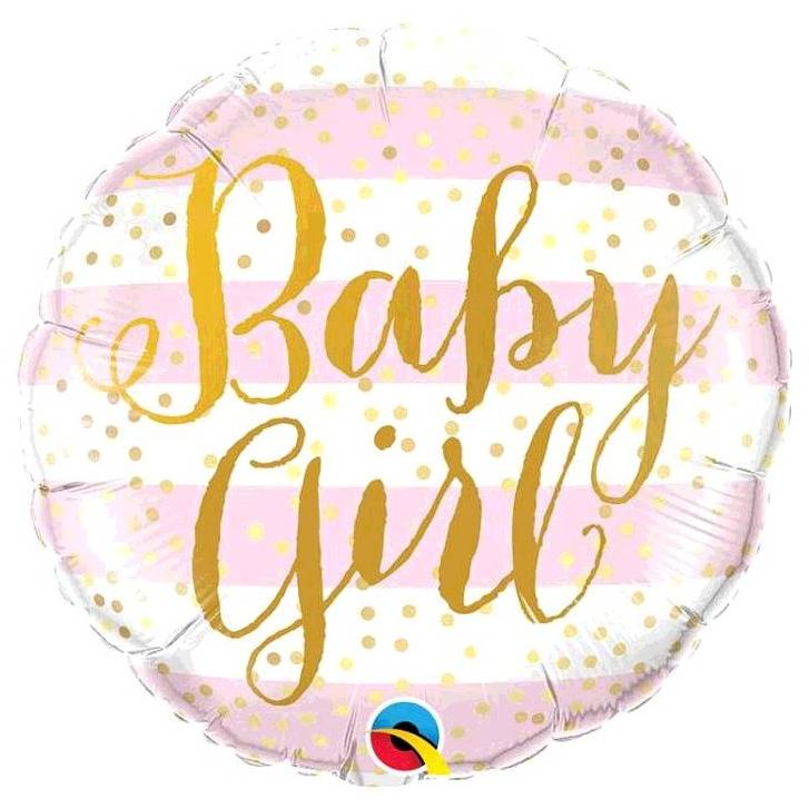 Baby Girl vaaleanpunainen foliopallo baby shower