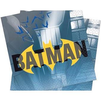 Batman Servetit, kelta/musta (16 kpl).