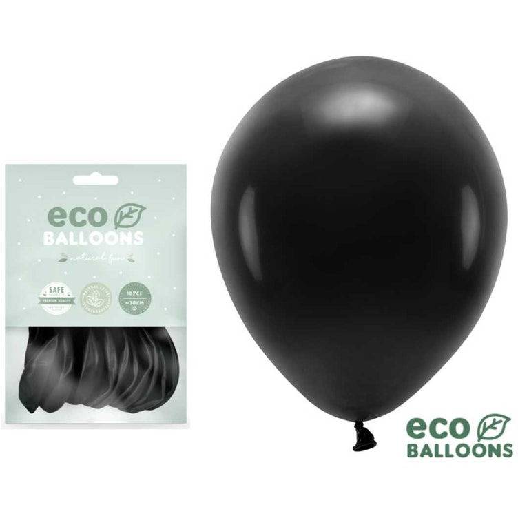 ECO®-ilmapallot biohajoava, pastel black (10 kpl)