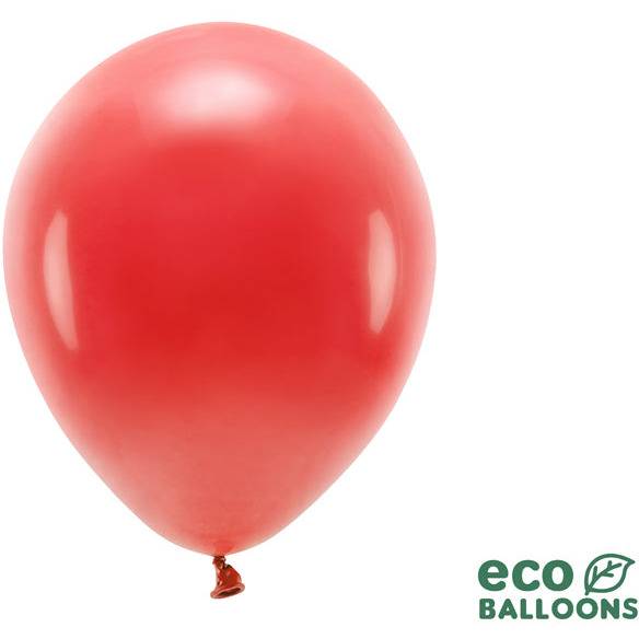 ECO®-ilmapallot biohajoava punainen (10 kpl)