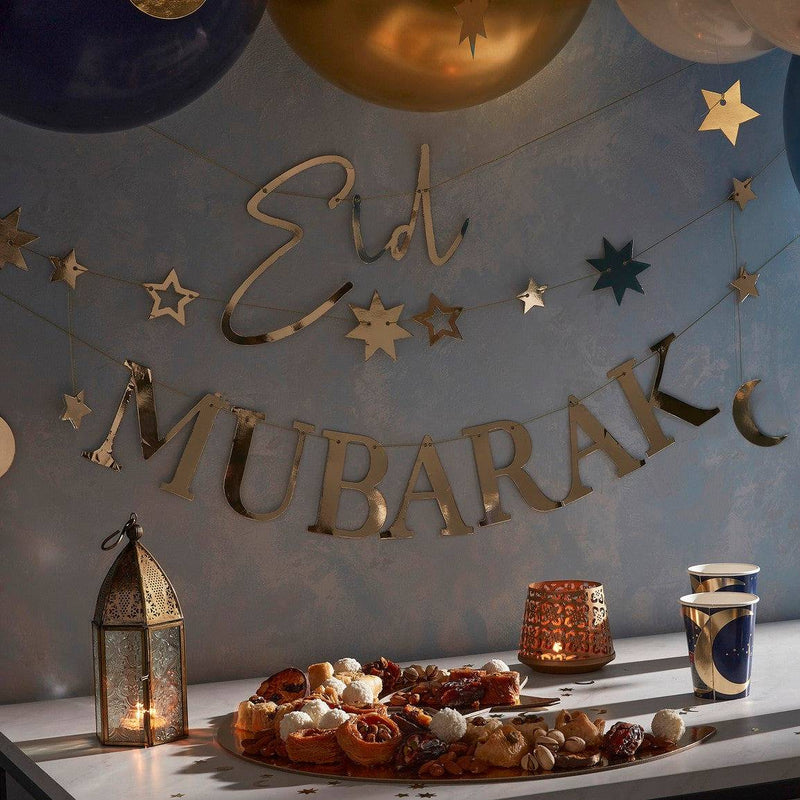 Eid Mubarak mukit, kuu (8 kpl) 
