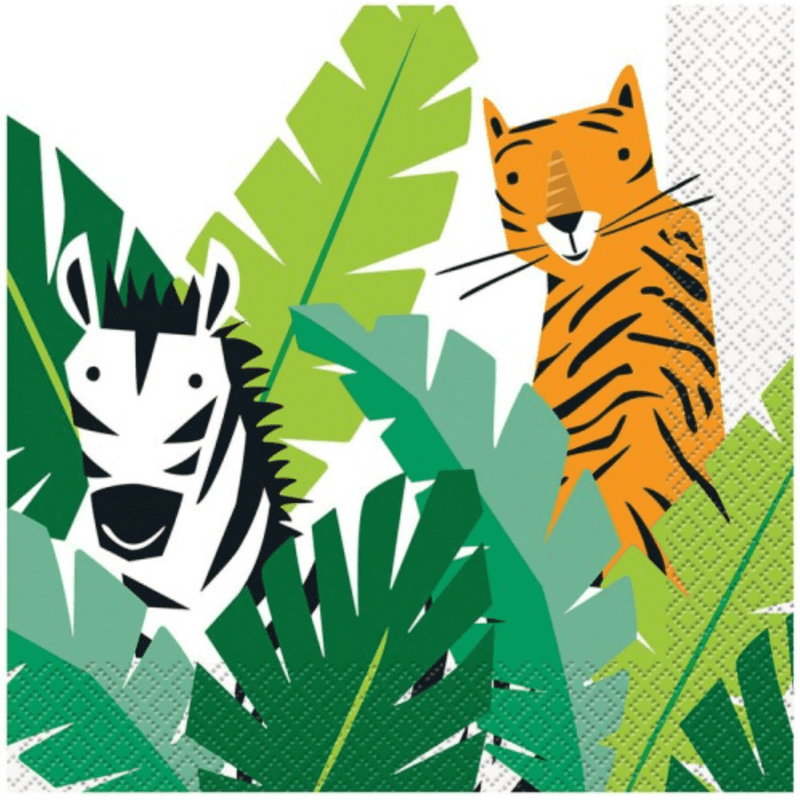 safari servetit seepra ja tiikeri